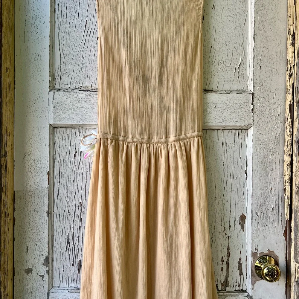 Flapper Inspired Dropwaist Embroidered Cotton Dress - Picture 5 of 10